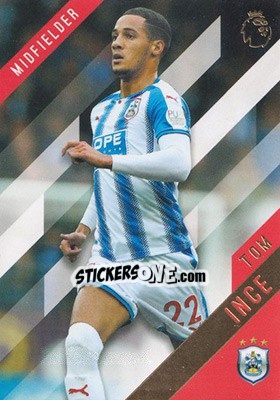 Sticker Tom Ince - Premier Gold 2017-2018 n. 56 - Topps