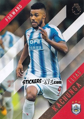 Sticker Elias Kachunga - Premier Gold 2017-2018 n. 58 - Topps