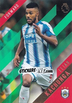 Sticker Elias Kachunga - Premier Gold 2017-2018 n. 58g - Topps