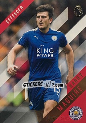 Sticker Harry Maguire - Premier Gold 2017-2018 n. 60 - Topps