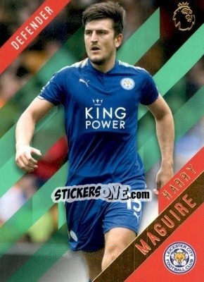 Sticker Harry Maguire - Premier Gold 2017-2018 n. 60g - Topps