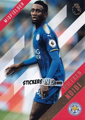 Sticker Wilfred Ndidi - Premier Gold 2017-2018 n. 63 - Topps