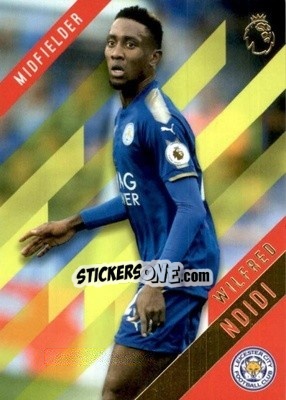 Sticker Wilfred Ndidi - Premier Gold 2017-2018 n. 63y - Topps