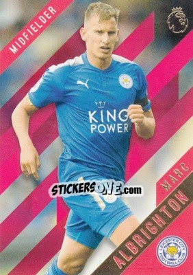 Sticker Marc Albrighton - Premier Gold 2017-2018 n. 64r - Topps