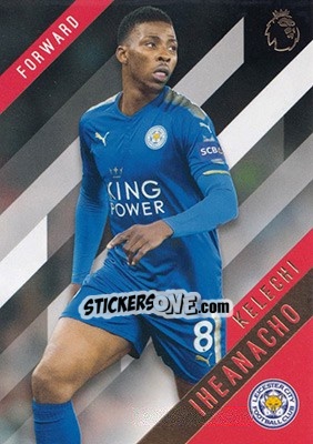 Sticker Kelechi Iheanacho - Premier Gold 2017-2018 n. 66 - Topps