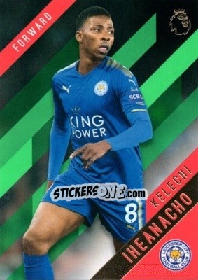 Sticker Kelechi Iheanacho - Premier Gold 2017-2018 n. 66g - Topps