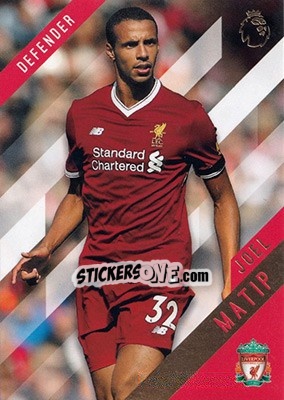 Sticker Joel Matip - Premier Gold 2017-2018 n. 69 - Topps
