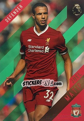 Sticker Joel Matip - Premier Gold 2017-2018 n. 69g - Topps