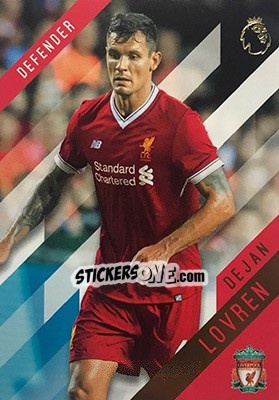 Sticker Dejan Lovren - Premier Gold 2017-2018 n. 70 - Topps
