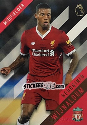 Sticker Georginio Wijnaldum - Premier Gold 2017-2018 n. 71 - Topps