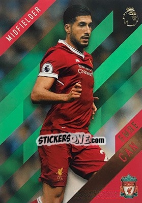 Sticker Emre Can - Premier Gold 2017-2018 n. 72g - Topps