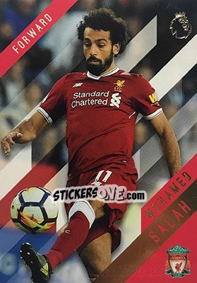 Sticker Mohamed Salah - Premier Gold 2017-2018 n. 74 - Topps