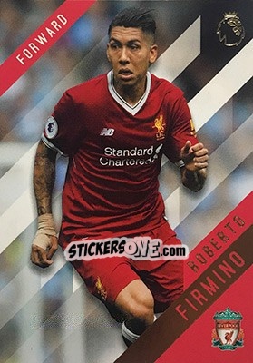 Sticker Roberto Firmino - Premier Gold 2017-2018 n. 75 - Topps