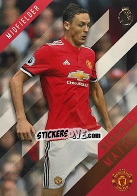 Sticker Nemanja Matic - Premier Gold 2017-2018 n. 89 - Topps