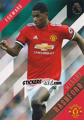 Sticker Marcus Rashford - Premier Gold 2017-2018 n. 90 - Topps