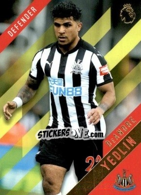 Sticker Deandre Yedlin - Premier Gold 2017-2018 n. 94y - Topps