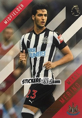Sticker Mikel Merino - Premier Gold 2017-2018 n. 95 - Topps