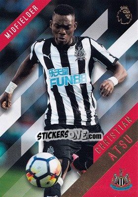 Sticker Christian Atsu - Premier Gold 2017-2018 n. 96 - Topps