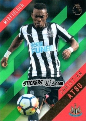 Cromo Christian Atsu - Premier Gold 2017-2018 n. 96g - Topps