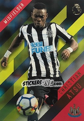 Cromo Christian Atsu - Premier Gold 2017-2018 n. 96y - Topps