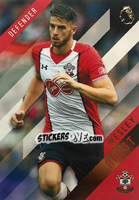 Sticker Wesley Hoedt - Premier Gold 2017-2018 n. 101 - Topps