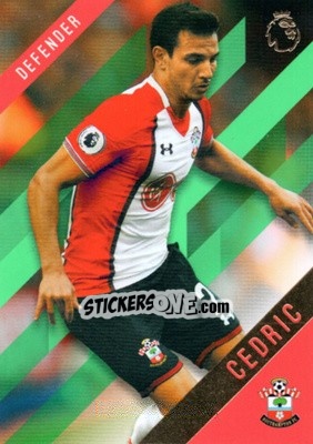 Sticker Cédric Soares - Premier Gold 2017-2018 n. 102g - Topps