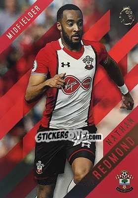 Sticker Nathan Redmond - Premier Gold 2017-2018 n. 105r - Topps