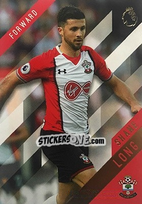 Sticker Shane Long - Premier Gold 2017-2018 n. 106 - Topps
