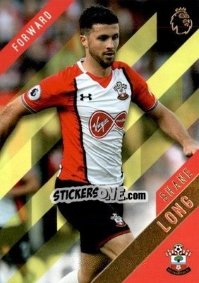Sticker Shane Long - Premier Gold 2017-2018 n. 106y - Topps