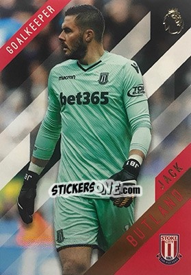 Sticker Jack Butland - Premier Gold 2017-2018 n. 108 - Topps