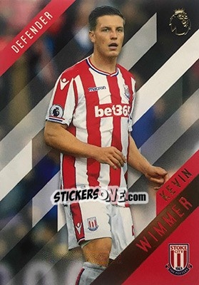 Sticker Kevin Wimmer - Premier Gold 2017-2018 n. 109 - Topps