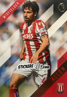 Sticker Joe Allen - Premier Gold 2017-2018 n. 113 - Topps