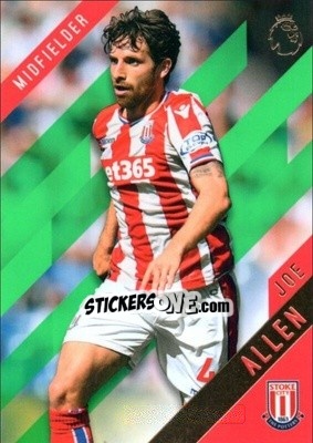 Sticker Joe Allen - Premier Gold 2017-2018 n. 113g - Topps