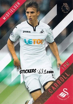 Sticker Tom Carroll - Premier Gold 2017-2018 n. 117 - Topps