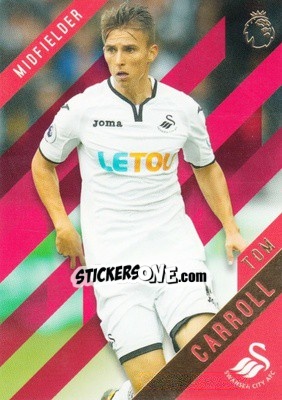 Sticker Tom Carroll - Premier Gold 2017-2018 n. 117r - Topps