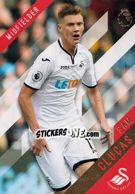 Sticker Sam Clucas - Premier Gold 2017-2018 n. 118 - Topps