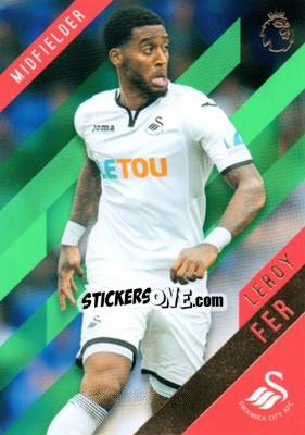 Sticker Leroy Fer - Premier Gold 2017-2018 n. 119g - Topps