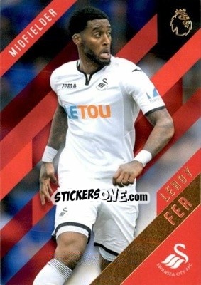 Sticker Leroy Fer - Premier Gold 2017-2018 n. 119r - Topps