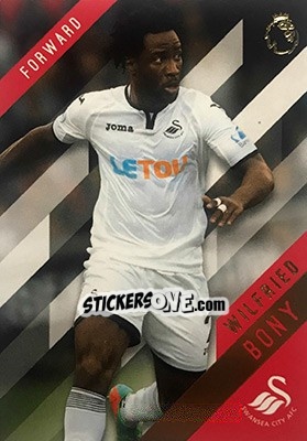 Sticker Wilfried Bony - Premier Gold 2017-2018 n. 121 - Topps