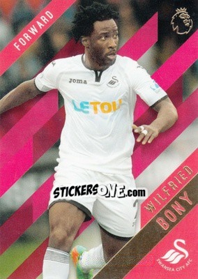 Sticker Wilfried Bony - Premier Gold 2017-2018 n. 121r - Topps