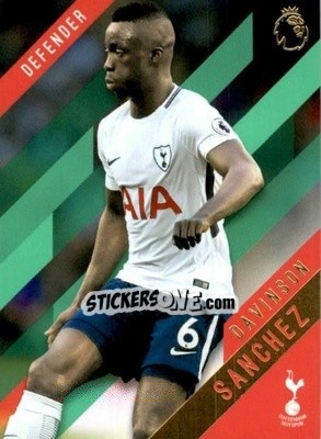 Sticker Davinson Sanchez - Premier Gold 2017-2018 n. 123g - Topps