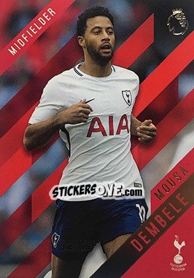 Sticker Mousa Dembele - Premier Gold 2017-2018 n. 125r - Topps