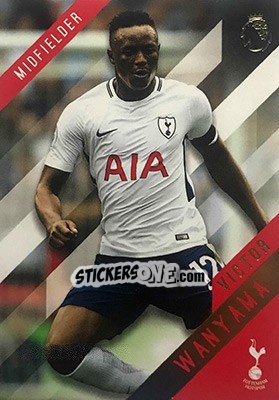 Sticker Victor Wanyama - Premier Gold 2017-2018 n. 126 - Topps