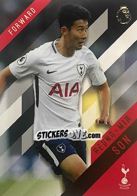 Sticker Heung-Min Son - Premier Gold 2017-2018 n. 128 - Topps