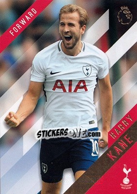 Sticker Harry Kane - Premier Gold 2017-2018 n. 129 - Topps