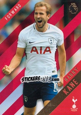 Sticker Harry Kane - Premier Gold 2017-2018 n. 129r - Topps
