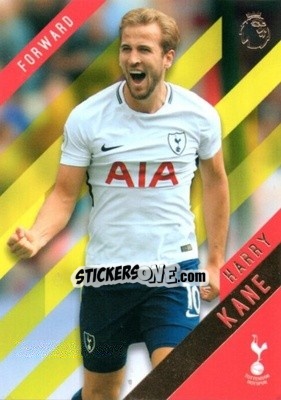 Sticker Harry Kane - Premier Gold 2017-2018 n. 129y - Topps