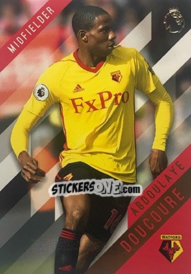 Sticker Abdoulaye Doucoure - Premier Gold 2017-2018 n. 132 - Topps