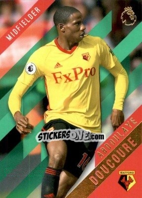 Sticker Abdoulaye Doucoure - Premier Gold 2017-2018 n. 132g - Topps