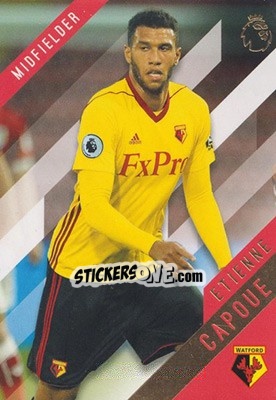Sticker Etienne Capoue - Premier Gold 2017-2018 n. 134 - Topps